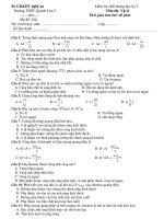 kiểm tra chất lượng học kỳ 2 Trường THPT Quỳnh Lưu 3 Môn thi: Vật lí pdf