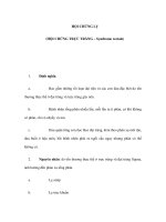 HỘI CHỨNG LỴ (HỘI CHỨNG TRỰC TRÀNG – Syndrome rectale) pot