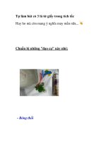 Tự làm bát cỏ 3 lá từ giấy trong tích tắc ppt