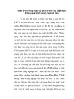 Giáo trình tổng hợp sự phát triển của Việt Nam trong quá trình công nghiệp hóa phần 1 pps