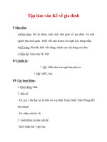 Giáo án Tiếng Việt lớp 3 : Tên bài dạy : Tập làm văn Kể về gia đình pot