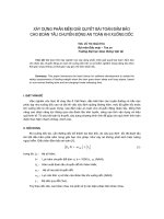 Báo cáo khoa học: 