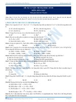 Đề thi thử đại học hay môn hóa học - đề 21 pdf