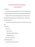 Giáo án lớp 5 môn Âm Nhạc: Ôn tập bài hát: Em vẫn nhớ trường xưa - Tập đọc nhạc số 8 potx