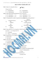 Bài tập đại cương về hóa hữa cơ pps