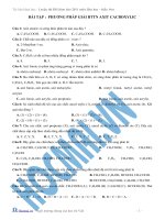 Bài tập phương pháp giải bài tập cacbonxylic pps