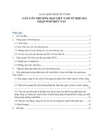 cán cân thương mại việt nam từ khi gia nhập wto đến nay