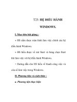 Giáo án tin học 6_ tiết 25 potx