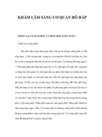 KHÁM LÂM SÀNG CƠ QUAN HÔ HẤP doc