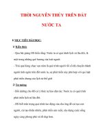 Giáo án Lịch sử lớp 6 : Tên bài dạy : THỜI NGUYÊN THỦY TRÊN ĐẤT NƯỚC TA pps