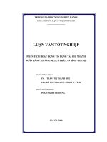 Phân tích hoạt động tín dụng tại chi nhánh ngân hàng thương mại cổ phần an bình  hà nội