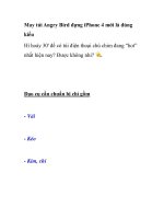 May túi Angry Bird đựng iPhone 4 mới là đúng kiểu pdf