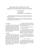 Báo cáo khoa học: 