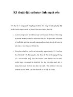 Kỹ thuật đặt catheter tĩnh mạch rốn doc