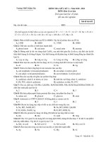 KIỂM TRA GIỮA KỲ I – Mã đề thi 432 ppsx