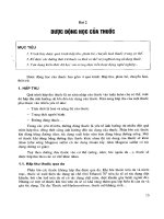 Thuốc và dược động học của thuốc pdf