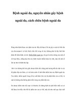 Bệnh ngoài da, nguyên nhân gây bệnh ngoài da, cách chữa bệnh ngoài da pps