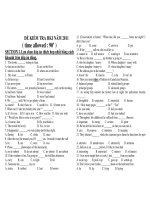 ĐỀ KIỂM TRA HKI NĂM 2011 pps