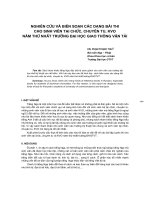 Báo cáo khoa học: 