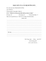 thiết kế và chế tạo mạch điều khiển mô hình ô tô điện