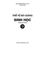 Thiết kế bài giảng sinh học 9 part 1 doc