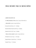 PHÁC ĐỒ ĐIỀU TRỊ CÁC BỆNH CHÍNH ppsx