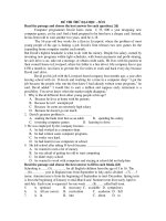 ĐỀ THI THỬ ĐẠI HỌC - SỐ 8 potx