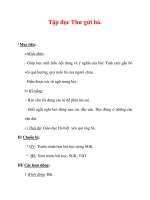 Giáo án Tiếng Việt lớp 3 : Tên bài dạy : Tập đọc Thư gửi bà. pps