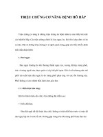 TRIỆU CHỨNG CƠ NĂNG BỆNH HÔ HẤP potx