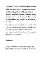 Tìm hiểu về các tiến trình chạy ẩn trong Windows pot
