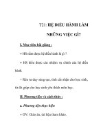 Giáo án tin học 6_ tiết 21 pptx