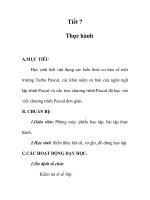 Giáo án tin học 7_ tiết 7 doc