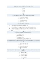 Bài lý thuyết hóa đại học pps