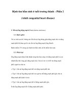 Bệnh tim bẩm sinh ở tuổi trưởng thành – Phần 2 pdf