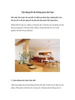 Tận dụng tối đa không gian nhà bạn pps