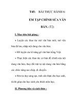 Giáo án tin học 6_ tiết 45 docx