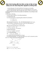 Giáo trình hướng dẫn tìm hiểu cơ bản về tần số dao động của các loại sóng theo nguyên lý chồng chất phần 1 ppt