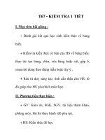 Giáo án tin học 6_ tiết 67 pptx