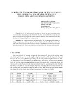 Báo cáo khoa học: 