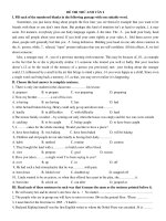 ĐỀ THI THỬ ANH VĂN 2 pot