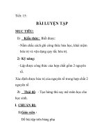 Giáo án hóa học 8_Tiết: 15 pptx