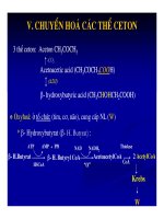 Bài giảng chuyển hóa các chất - Chuyển Hóa Lipid part 9 pot