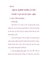 Giáo án lịch sử 6_Tiết 26 pptx