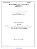 thiết kế kỹ thuật xe trộn bê tông di động cở nhỏ cho các công trình xây dựng nhỏ ở địa bàn nông thôn