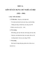 GIÁO ÁN LỊCH SỬ 11_TIẾT 11 potx