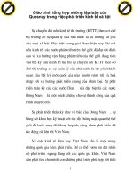 Giáo trình tổng hợp những lập luận của Quesnay trong việc phát triển kinh tế xã hội phần 1 potx