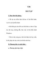Giáo án tin học 6_ tiết 28 pps