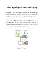 Bố trí mặt bằng nhà ở theo chiều ngang pdf