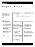 acca test book Strategic Financial Management pptx