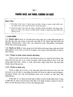 An thần, chống co giật - Cách dùng thuốc trong điều trị pdf